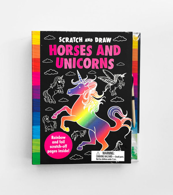 SCRATCH AND DRAW: HORSES AND UNICORNS