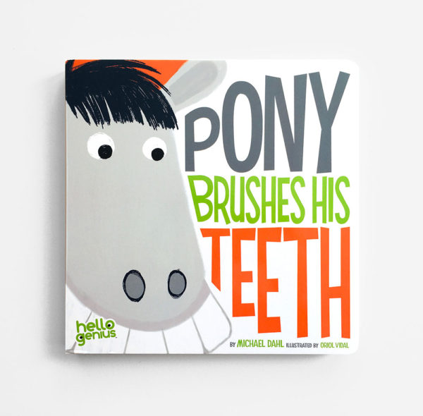 PONY BRUSHES HIS TEETH
